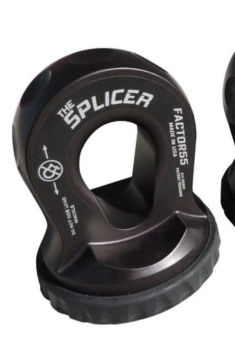 Factor 55 0035504 Splicer XTV Shackle Mount - Black