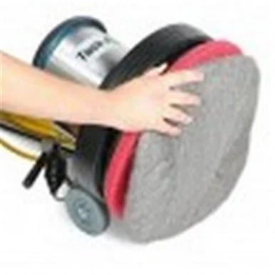 Global Material Technologies 120205 Radial Steel Wool Pads, Grade 00 (very Fine): Cleaning And Polishing, 20" Diameter, Gray, 12/carton