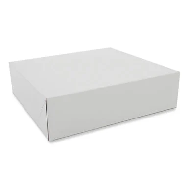 Southern Champion Tray 1204 Clay-coated Donut Boxes, 9 X 9 X 2.5, White, Paper, 150/carton