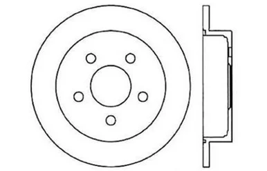 StopTech 127.62058R Rear Right Drilled 127.62058R