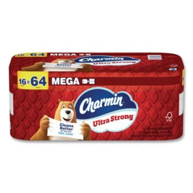 Procter & Gamble 13215 Ultra Strong Bathroom Tissue, Mega Roll, Septic Safe, 2-ply, White, 220 Sheets/roll, 16 Rolls/pack