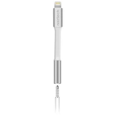 Naztech 14647 3.5mm Mfi-certified Audio Adapter With Connector