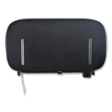 General Supply 1602B Twin Jbt Tissue Dispenser, 11.6 X 4.84 X 19.95, Black