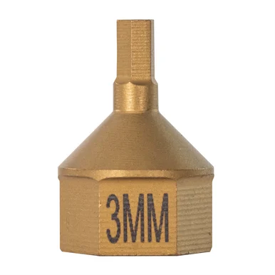 Mayhew 16133 3 Mm Metric Hex Dual Drive Bit, 7/16" Drive
