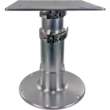 Springfield Marine 1660236 Springfield Pedestal - 3-stage Table - 16"-30" - Brite Dip