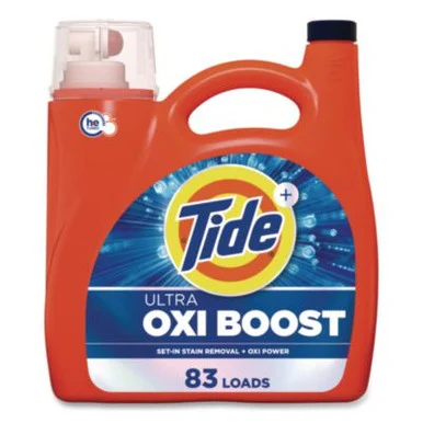 Procter & Gamble 17538 Ultra Oxi Boost Laundry Detergent, He Compatible, 117 Oz Bottle