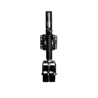 Powerwinch 21400-J-1500-W2-B-R Select Series Jack - 1500lb, Weld-on, Double Wheel, Carbon Black