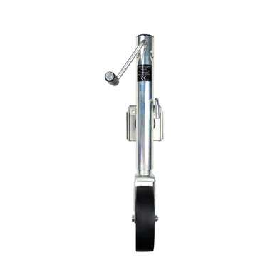 Powerwinch 21500-J-1500-W1-Z-R Utility Series Jack - 1500lb, Weld-on, Single Wheel, Zinc