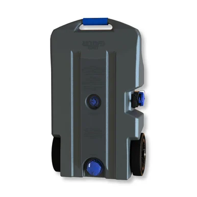 Duraflex 21903G Portable Waste Holding Tank 29 Gallon 2-Wheel Gray