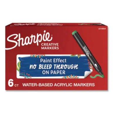 Sanford 2218064 Creative Markers, Bullet Tip, Emerald Green, 6/pack