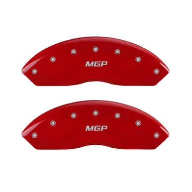 MGP Caliper 23219SMGPRD Caliper Covers - Red Powder Coat