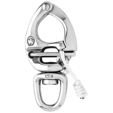 Wichard Marine 2677W Wichard Hr Quick Release Snap Shackle With Swivel Eye - 130mm Length - 5-1/8"
