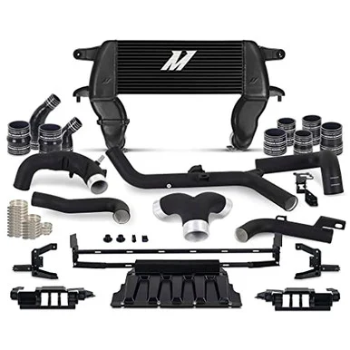 Mishimoto MMINTBR2721HKBKBK High Mount Intercooler Kit
