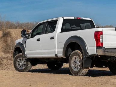 Husky Liners 2802942 Fender Flares Pocket Style Black 4-Piece for 2017-2022 Ford F-250 Super Duty