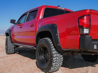 Husky Liners 2803922 Fender Flares Pocket Style Black 4-Piece for 2016-2023 for Toyota Tacoma