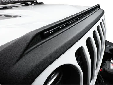 Husky Liners 2820208 Aeroskin Lightshield Pro Low Profile Hood Deflector Black for 2022-2025 Chevrolet Silverado 1500