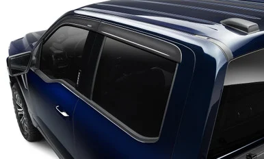 Husky Liners 2864081 Low Profile Ventvisors Rain Guards Smoke for Ram 1500 Quad Cab