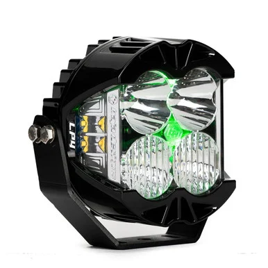 Baja Designs 290016 LP4 Pro LED Light Pod with Green Backlight - Driving/Combo