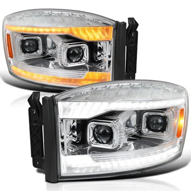 Spec-D Tuning 2LHPRAM06JMSQRS Headlights for Dodge Ram 1500