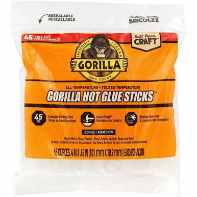Gorilla Hot Glue Sticks (3034502) - gorilla glue