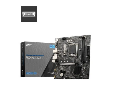 MSI PROH610MGWIFIB Pro H610M G WiFi Micro ATX Motherboard