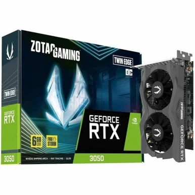 ZOTAC ZTA30510H10A GeForce RTX 3050 Twin Edge OC 6GB Graphics Card - Zotac Usa
