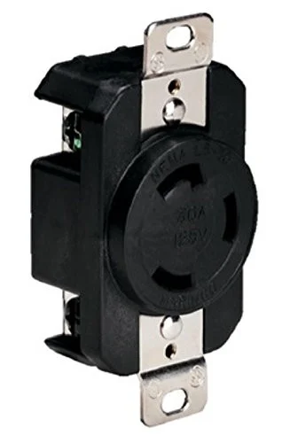 Marinco 305CRRB.OEM Locking Power Receptacle 30A 125V 305CRRB.OEM