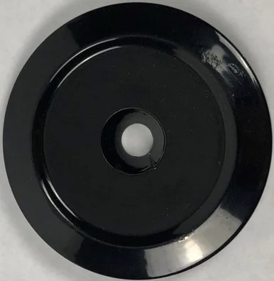 Bob's Machine 311100000PCGBLK DeckSaver Trolling Motor Stabilizer Plate - Gloss Black