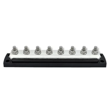 Bluewater 312315-B-008 Heavy-duty 8 Stud Busbar