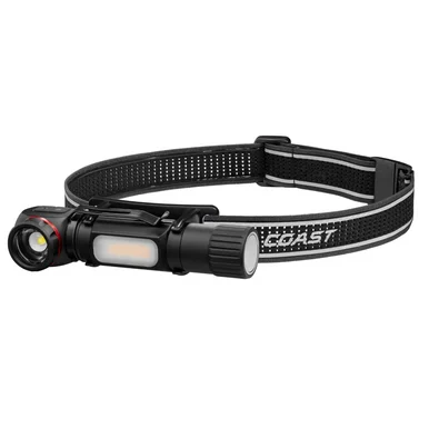 Coast 31369 Products Txm55r Rechargeable 1500 Lumen 3-in-1 Headlamp, Handheld, And Magnetic Work Light With Twist Focus Beam