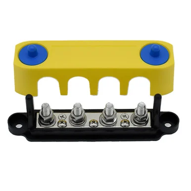 Bluewater 313756-B-023 Common Stud 4 Gang Negative Busbar Terminal Block
