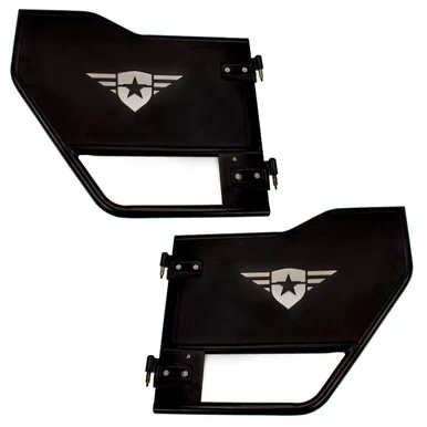 Combat Offroad 351049 Mission Tube Doors - Rear Pair for Jeep Gladiator JT