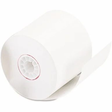 Universal Impact and Inkjet Print Bond Paper Rolls, 0.5" Core, 2.25" x 128 ft, White (35705rl) - Business Source