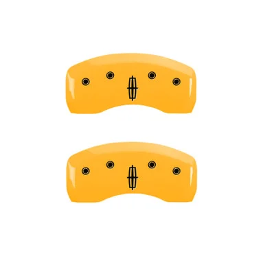 MGP Caliper Covers 36008SLC1YL Brake Caliper Cover Set