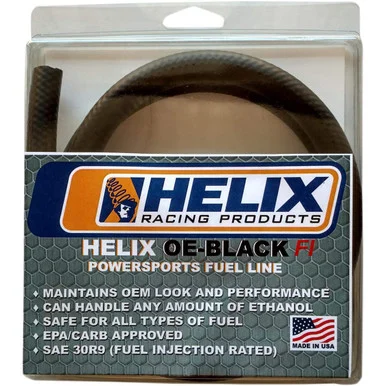 Helix Racing 3809313 OE Black Fuel/Oil Line 3/8" x 10'