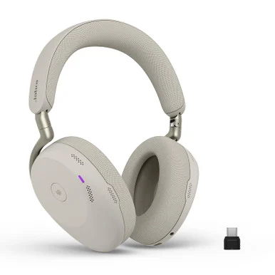 Jabra 38599-999-898 Evolve3 85 MS Wireless Headset - USB-C - Warm Gray