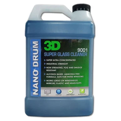 3d Car Care 3DD-9001G01 Super Glass Cleaner 1 Gallons