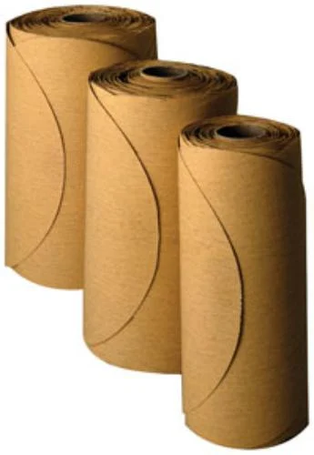 3m 3M-1333 Stikit Gold Film Disc Roll 01333, 6", P80, 75 Discs/roll