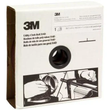 3m Company 3M-19800 Utility Cloth Roll 314d, 1-1/2 Inch X 20 Yard, P120 Grit