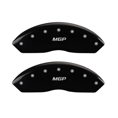 MGP Caliper Covers 42014SMGPBK Brake Caliper Cover Set