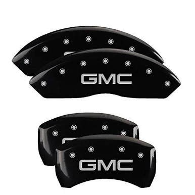 MGP Caliper Covers 34222SGMCBK Brake Caliper Cover Set for GMC Canyon