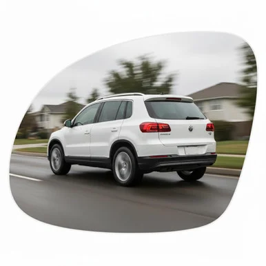 Burco Mirror 4275H Driver Side Heated Mirror Glass for Volkswagen Tiguan