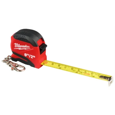 Milwaukee Electric Tools 48-22-1706 Milwaukee Tool 6ft/2m Keychain Tape Measure