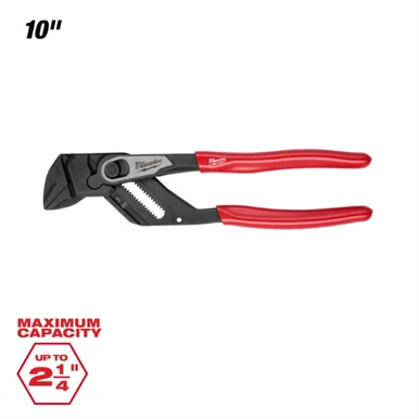 Milwaukee Electric Tools 48-22-6910 Milwaukee Tool 10 Inch Pliers Wrench Quick Adjust Parallel Jaws Non-marring Fastening Tool 2-1/4 Inch Capacity