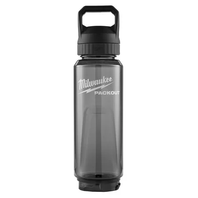 Milwaukee Electric Tools 48-22-8372B Milwaukee Tool Packout 34oz Bottle With Chug Lid - Black