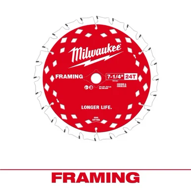 Milwaukee Electric Tools 48-41-0720 Milwaukee Tool 48-40-0720 7-1/4 Inch 24t Framing Circular Saw Blade - 1 Blade
