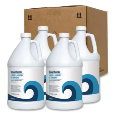 Boardwalk 4851 Liquid Laundry Detergent, Fresh And Clean Scent, 1 Gal Bottle, 4/carton