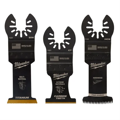 Milwaukee Electric Tools 49-10-9001 Milwaukee Tool Open-lok All-purpose Multi-tool Blade Variety Pack 3pc