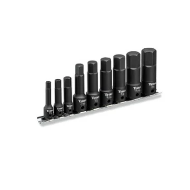 Titan 49010 9 Pc. Impact Sae Hex Bit Socket Set