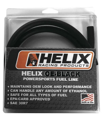 Helix Racing 5168313 OE Black Fuel Line 5/16" x 10'